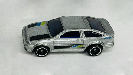 Машинка Базовая Hot Wheels Toyota AE-86 Corolla Zamac Workshop 1:64 BFG82 Silver - Retromagaz, image 3