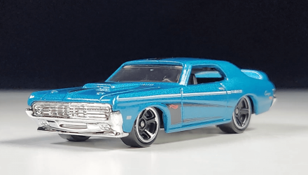 Машинка Базовая Hot Wheels '69 Mercury Cougar Eliminator Muscle Mania 1:64 HTC59 Blue - Retromagaz, image 1