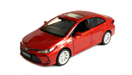 Машинка Автопром Toyota Corolla Hybrid 1:43 Red - Retromagaz, image 1