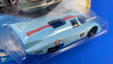 Машинка Базова Hot Wheels Porsche 917 LH Gulf Project Cars 2 Legends of Speed 1:64 FJV93 Blue - Retromagaz, image 5