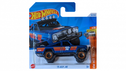 Машинка Базовая Hot Wheels '73 Jeep J10 Hot Trucks 1:64 HTC31 Blue - Retromagaz, image 1