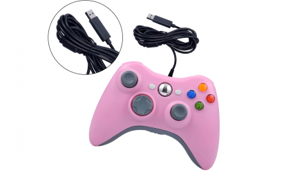 Геймпад Проводной RMC Xbox 360 Pink 2m Новый - Retromagaz, image 3