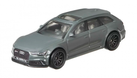 Машинка Premium Hot Wheels '17 Audi RS 6 Avant Fast Wagons 1:64 GRJ65 Dark Grey - Retromagaz, image 2