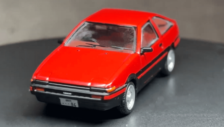 Машинка Premium Tarmac Works Toyota Sprinter Trueno (AE86) J Collection 1:64 Red Black - Retromagaz, image 1