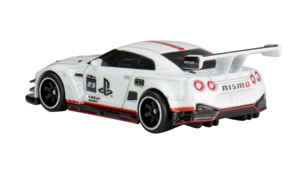 Машинка Premium Hot Wheels Nissan GT-R NISMO GT3 Gran Turismo Pop Culture 1:64 HVJ34 White - Retromagaz, image 3