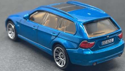 Машинка Большой Город Matchbox 2012 BMW 3 Series Touring Roadtrip 1:64 JBP14 Blue - Retromagaz, image 2