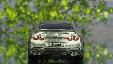 Машинка Базова Hot Wheels '17 Nissan GT-R (R35) Nightburnerz 1:64 DVC50 Grey - Retromagaz, image 6