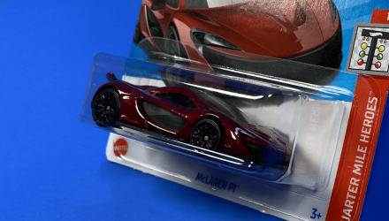 Машинка Базова Hot Wheels McLaren P1 Quarter Mile Heroes 1:64 HTD92 Red - Retromagaz, image 2