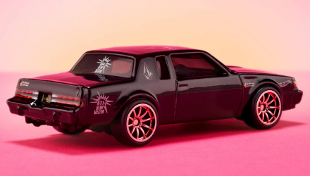 Машинка Premium Hot Wheels '87 Buick Regal GNX Run The Jewels Volcom Mattel Creations Collaboratory 1:64 HTT70 Black - Retromagaz, image 3