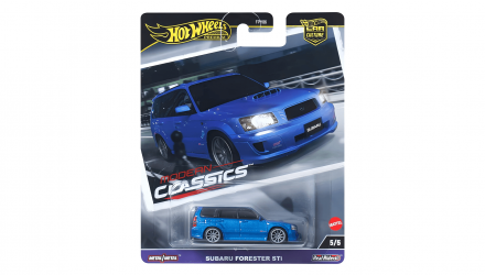 Машинка Premium Hot Wheels Subaru Forester STi Modern Classics 1:64 HRV74 Blue - Retromagaz, image 1