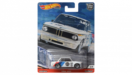 Машинка Premium Hot Wheels BMW 2002 Door Slammers 1:64 GJP79 White - Retromagaz, image 1