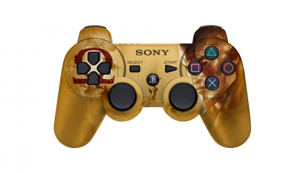 Геймпад Беспроводной Sony PlayStation 3 God of War Limited Edition Gold Б/У - Retromagaz, image 1