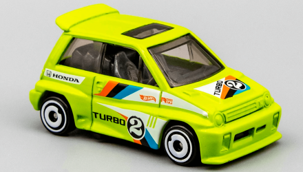 Машинка Базовая Hot Wheels '85 Honda City Turbo II Turbo 1:64 HCV25 Green - Retromagaz, image 2