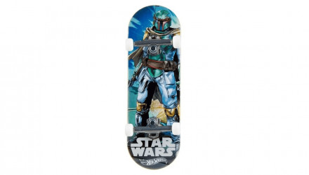 Скейт та Взуття для Пальчиків Hot Wheels Boba Fett Star Wars 1:64 HNG34 Blue - Retromagaz, image 2