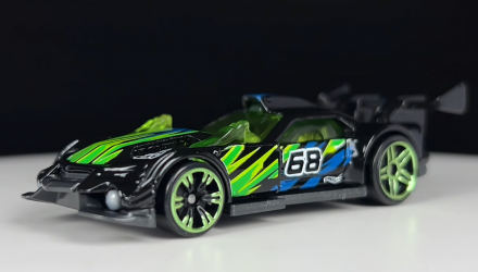 Тематична Машинка Hot Wheels GT Hunter Neon Speeders 1:64 HLH72/HLH77 Black - Retromagaz, image 2