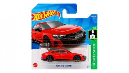 Машинка Базова Hot Wheels Audi RS E-Tron GT Green Speed 1:64 HCX39 Red - Retromagaz, image 1