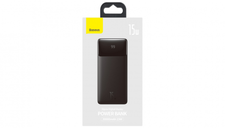 Портативный Аккумулятор Power Bank Baseus Bipow Digital Display Black 30000 mAh 15 W - Retromagaz, image 1