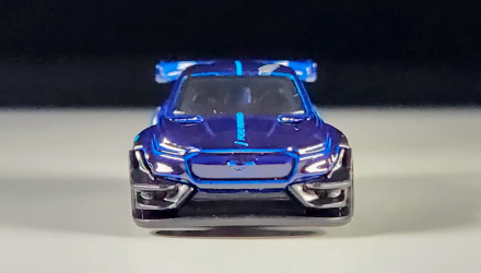 Машинка Базова Hot Wheels Ford Mustang Mach-E 1400 Drag Strip 1:64 HKH29 Dark Blue - Retromagaz, image 5