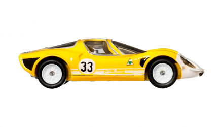 Машинка Premium Hot Wheels '69 Alfa Romeo 33 Stradale Exotic Envy 1:64 HCJ91 Yellow - Retromagaz, image 4