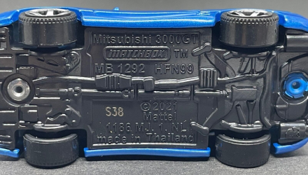 Машинка Велике Місто Matchbox 1994 Mitsubishi 3000GT Highway 1:64 HVN83 Blue - Retromagaz, image 5