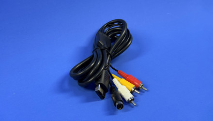 Кабель RMC Dreamcast Composite 3RCA - AV Multi Out Black 1.5m Новый - Retromagaz, image 2