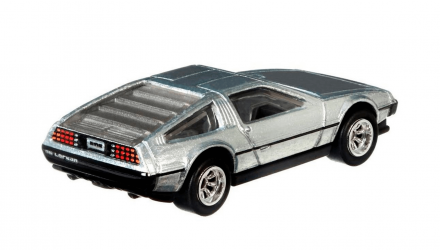 Машинка Premium Hot Wheels DMC Delorean Boulevard 1:64 HCM79 Metallic Silver - Retromagaz, image 3