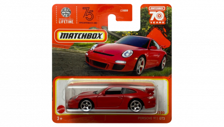 Машинка Большой Город Matchbox Porsche 911 GT3 Highway 1:64 HLC89 Red - Retromagaz, image 1