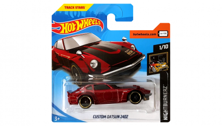 Машинка Базовая Hot Wheels Custom Datsun 240Z Nightburnerz 1:64 FJY95 Red - Retromagaz, image 1