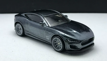 Машинка Базовая Hot Wheels 2020 Jaguar F-Type Super Treasure Hunt STH Turbo 1:64 HCY17 Grey - Retromagaz, image 1