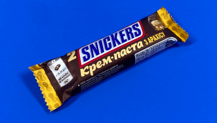 Батончик Snickers з Арахісовим Маслом 36,5g - Retromagaz, image 1