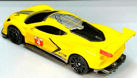 Машинка Базовая Hot Wheels Corvette C8.R Race Day 1:64 GRX31 Yellow - Retromagaz, image 3