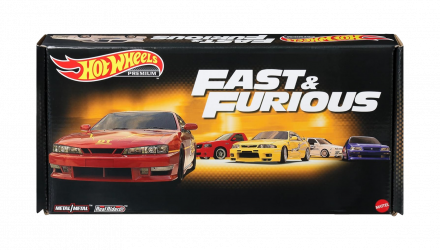 Машинка Premium Hot Wheels 5шт Nissan 240SX / Skyline GT-R / Volkswagen Jetta / Maxima / Ford F-150 Fast & Furious 1:64 HKF08 Yellow - Retromagaz, image 1