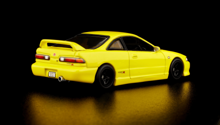 Машинка Premium Hot Wheels 1995 Honda Integra Type R Red Line Club RLC 1:64 HWF15 Yellow - Retromagaz, image 2