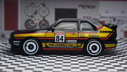 Машинка Базовая Hot Wheels '84 Audi Sport Quattro The `80S 1:64 HKG88 Black - Retromagaz, image 4