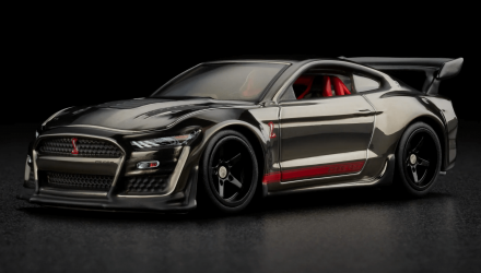 Машинка Premium Hot Wheels 2022 Ford Mustang Shelby GT500 Code Red Red Line Club RLC 1:64 HWF05 Silver - Retromagaz, image 2