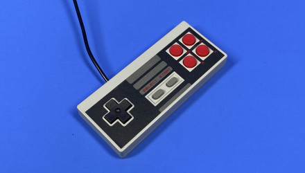 Геймпад Дротовий RMC Famicom Dendy NES Style 9pin Grey 1.5m Новий - Retromagaz, image 2