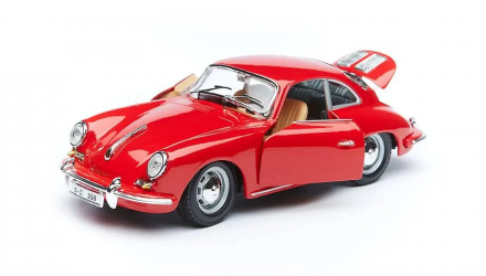 Машинка Bburago 1961 Porsche 356B 1:24 Red - Retromagaz, image 2