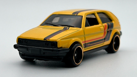 Машинка Базовая Hot Wheels Volkswagen Golf MK2 Then and Now 1:64 FJY57 Yellow - Retromagaz, image 2