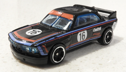 Машинка Базовая Hot Wheels '73 BMW 3.0 CSL Race Car BMW 1:64 DHX63 Black - Retromagaz, image 2