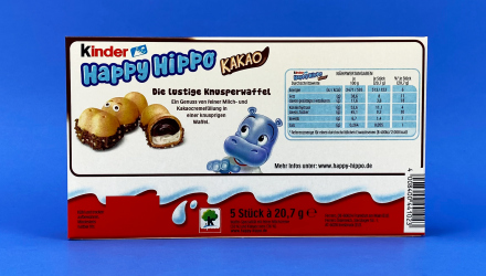 Батончик Kinder Happy Hippo Cocoa 5 Pieces 103g - Retromagaz, image 3