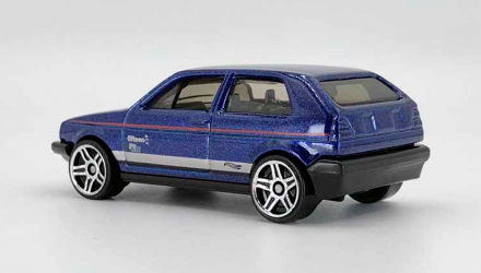 Машинка Базовая Hot Wheels Volkswagen Golf MK2 Volkswagen 1:64 FYF76 Dark Blue - Retromagaz, image 3