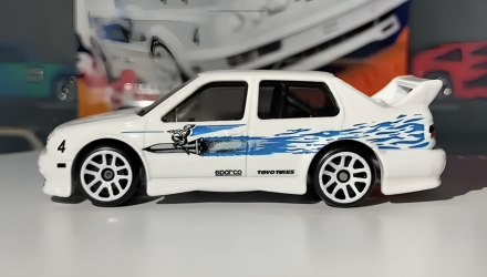 Тематическая Машинка Hot Wheels Volkswagen Jetta MK3 Decades of Fast & Furious 1:64 HNR88/HRW44 White - Retromagaz, image 4