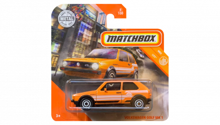 Машинка Велике Місто Matchbox 1976 Volkswagen Golf GTI MK1 City 1:64 GKL68 Orange - Retromagaz, image 1