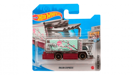 Машинка Базовая Hot Wheels Raijin Express Art Cars 1:64 GTB63 Silver - Retromagaz, image 1