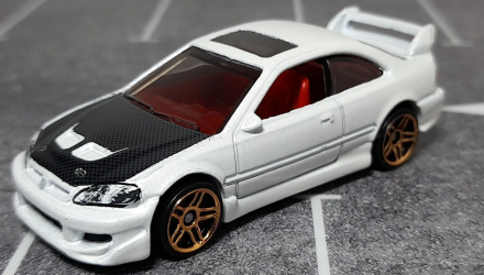 Набор Машинок Базових Hot Wheels Honda Civic Si HTC41 Gold + HTD07 White 1:64 - Retromagaz, image 3