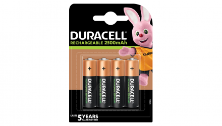 Аккумулятор Duracell AA 4шт NiMh Turbo 2500 mAh - Retromagaz, image 1