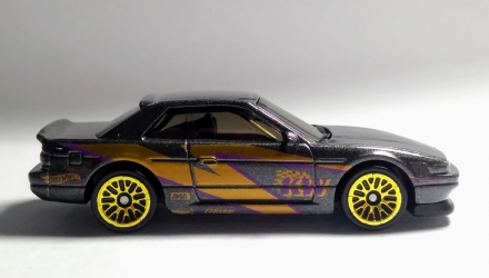 Машинка Базовая Hot Wheels Nissan Silvia (S13) Speed Graphics 1:64 GHB40 Dark Grey - Retromagaz, image 4