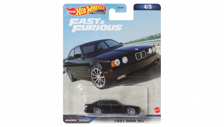 Машинка Premium Hot Wheels 1991 BMW M5 Fast & Furious 1:64 HNW46/HKD28 Black - Retromagaz, image 1