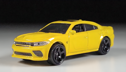 Тематична Машинка Matchbox Dodge Charger SRT Hellcat Moving Parts 1:64 FWD28/HVN15 Yellow - Retromagaz, image 2