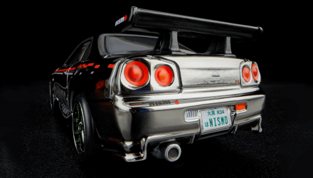 Машинка Premium Hot Wheels Nissan Skyline GT-R (BNR34) Red Line Club RLC 1:64 HGK73 Silver - Retromagaz, image 4